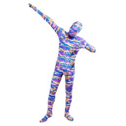 SKTF049 訂做彈力紫色迷彩緊身服 SKTF049 訂做彈力紫色迷彩緊身服